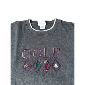 Vintage 90s Golf Embroidered Sweatshirt Mens Size XXL 2XL VTG